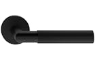 Corsa - Klamki z okrągłym szyldem, czarny mat